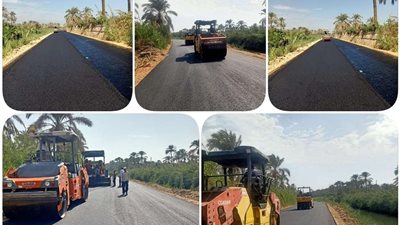 البحيرة: رصف طريق ترعة الرشيدية برشيد بتكلفة ٣ مليون و٧٨٧ ألف جنية