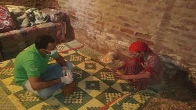 التضامن تنقذ سيدة المنيا التي حبسها شقيقها لمدة 22 عامًا