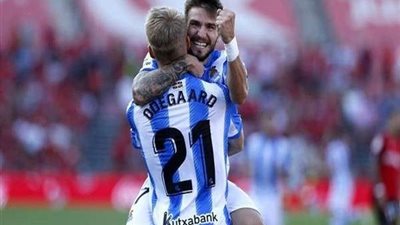 سوسييداد يستعيد نغمة الانتصارات بالدوري الإسباني ويضاعف محنة اسبانيول