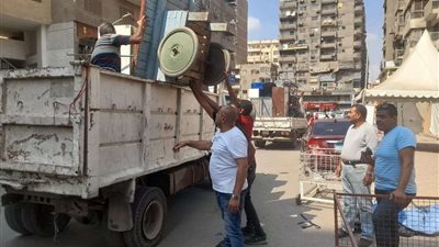 رفع 113 الف حالة إشغال متنوعه بأحياء ومراكز الجيزة