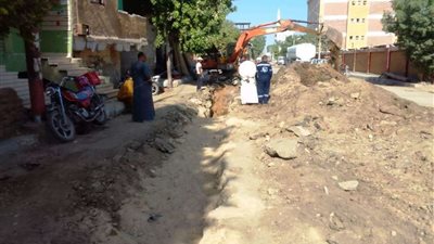 رفع 40 طنا من التراكمات في منطقة السباعية بأسوان