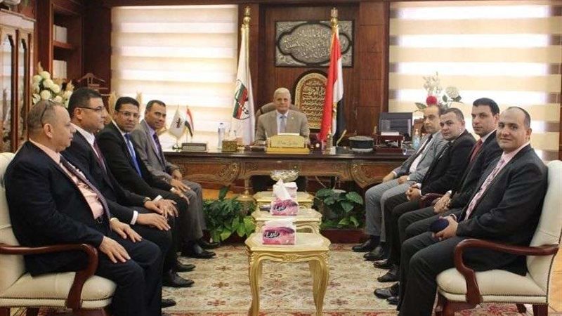 استقبال الوفد