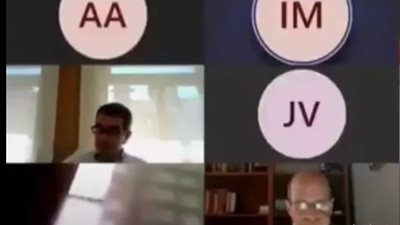 مسؤول إسباني يظهر بشكل غير لائق خلال اجتماع عبر الإنترنت.. شاهد