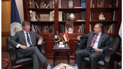 وزير السياحة  يستقبل سفير بلجيكا لتعزيز سبل التعاون بين البلدين