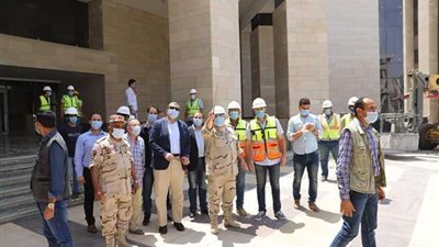 محمد سعفان يتفقد مبنى الوزارة بحي الوزارات بالعاصمة الإدارية