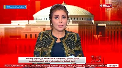 لبنى عسل : الرئيس السيسي اجتمع اليوم  لمتابعة خطط زيادة الاستثمارات الصناعية