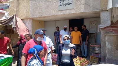 نائب محافظ القليوبية تشن حملة لإزالة الإشغالات ببنها
