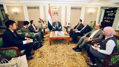 وزير التعليم العالي يبحث سبل دعم التعاون المشترك مع سفير اليابان بالقاهرة