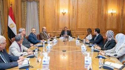 وزير الدولة للإنتاج الحربي يستقبل المدير التنفيذي لشركة 
