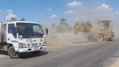 رفع 100 طن من المخلفات والقمامة وتحرير محاضر لمخالفات صحية بالفشن
