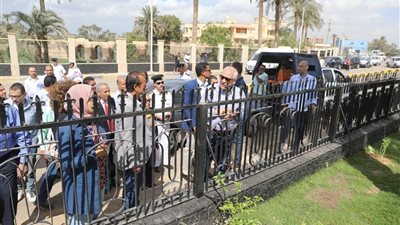 محافظ الجيزة يتفقد أعمال تطوير طريق سقارة السياحي بطول ١،٥ كم