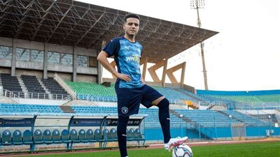 بيراميدز يتقدم على إنبي في الشوط الأول  بهدف عالمي لمصطفى فتحي