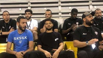 مصطفى شلبي يساند الزمالك أمام سموحة
