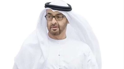 برقية تهنئة من رئيس الإمارات إلي نظيره الأوكراني