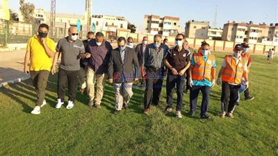 نائب محافظ شمال سيناء يتفقد عودة النشاط الرياضى