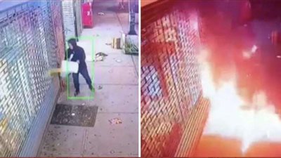 عاد لينتقم.. ‏زبون يحرق مطعما في نيويورك
