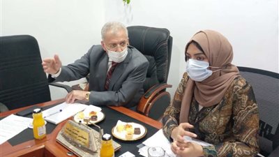 نائب محافظ القليوبية تناقش مشكلات الصرف الصحي مع رئيس شركة المياه