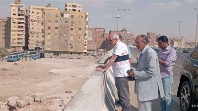 محافظ الجيزة يتفقد الأعمال الإنشائية لمحور عمرو بن العاص بالهرم والطالبية