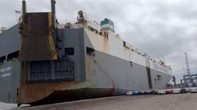 تفريغ 1325 سيارة لذوى الهمم  بميناء غرب بورسعيد