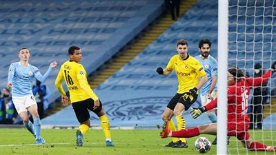 التعادل السلبي ينهي الشوط الأول بين مانشستر سيتي وبوروسيا دورتموند