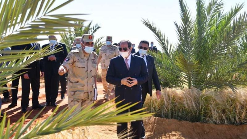 الرئيس السيسي يتفقد