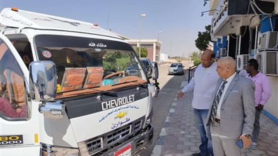 اعادة تأهيل عدد 9 سيارات بالشركة لنقل اعمال الكلور والشبة للمحطات بقنا