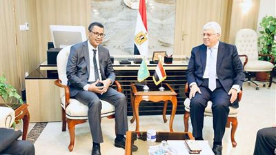 وزير التعليم العالي يلتقي نظيره الموريتاني لبحث سبل التعاون