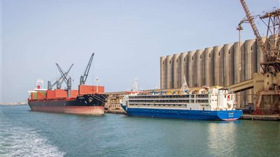 ميناء دمياط يستقبل 32 سفينة خلال 24 ساعة