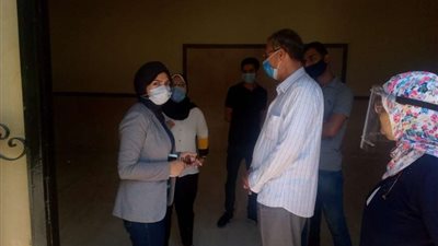 نائب محافظ القليوبية تتفقد وحدة المتغيرات المكانية بالخانكة