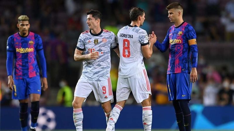 مباراة برشلونة وبايرن