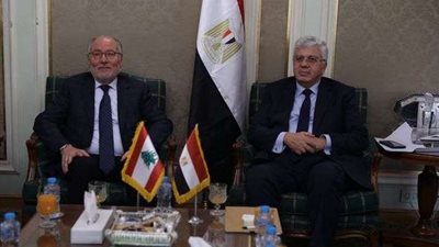 وزير التعليم العالي يستقبل نظيره اللبناني لبحث أوجه التعاون بين البلدين