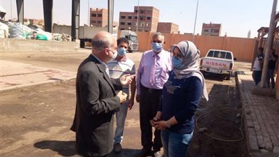 نائب محافظ القليوبية تتفقد المحطة الوسيطة بطوخ وشبرا