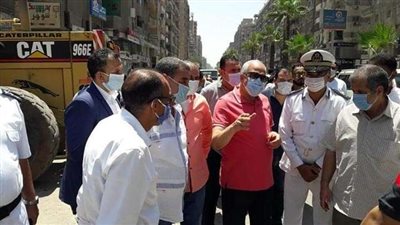 محافظ الجيزة يقود حملات إزالة عقارات مخالفة