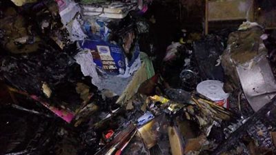 النيابة تنتدب المعمل الجنائي لفحص سبب حريق شقة السلام