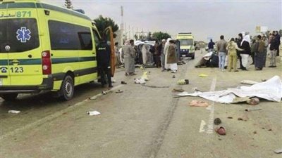 مصرع 4 أشخاص وإصابة 3 آخرين في حادث مروع بأسيوط