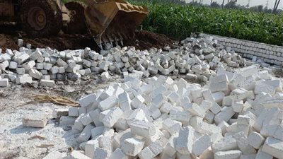 رفع 125 طن قمامة وإزالة مخالفات البناء في المهد ببني سويف