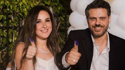 شاهد صور عقد قران طارق صبري وشيرى عادل