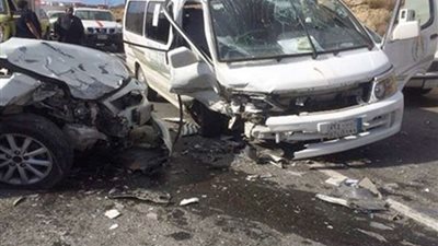 بالأسماء .. مصرع وإصابة 7 اشخاص إثر إنقلاب سيارة ميكروباص بالطريق الزراعي ببني سويف