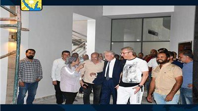 خالد فودة يتابع الأعمال النهائية لمجلس مدينة شرم الشيخ والحديقة المركزية