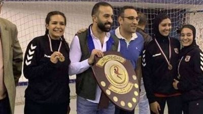 محاضرة فنية لفريق سيدات الأهلي قبل المران