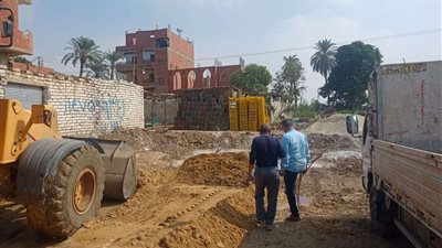 رئيس مدينة ناصر يتابع الموقف التنفيذي للمشروعات الخدمية بدائرة المركز