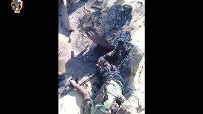 شاهد لحظة إحباط هجوم إرهابي في شمال سيناء