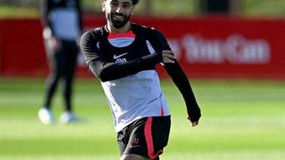 محمد صلاح في مران ليفربول استعداداً لـ نابولي في دوري أبطال أوروبا