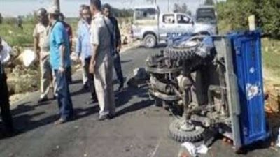 مصرع شخص وإصابة 5 في حادث تصادم بالبدرشين