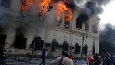 السيطرة على حريق دار الكتب بـ بولاق أبو العلا