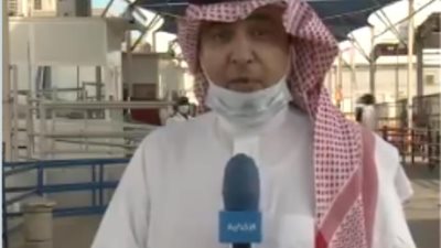 شاهد.. لحظة إغماء مراسل قناة 