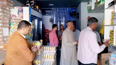 بدء العمل في إعادة رصف عدد من شوارع إهناسيا وتكثيف الرقابة التموينية على الأسواق