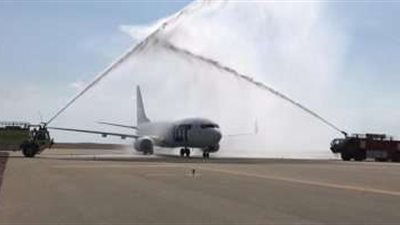 بعد توقف 10 سنوات .. مطار طابا الدولي استقبل أولى رحلات شركة 