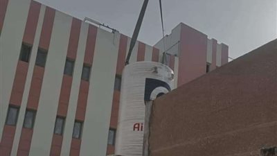 صحة سوهاج: تركيب تانك الأكسجين بمستشفى جهينة المركزي