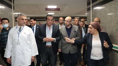 وزير الصحة ومحافظ بني سويف يتفقدان التشغيل التجريبي لمستشفى اهناسيا بعد تحويلها لمستشفى تخصصي